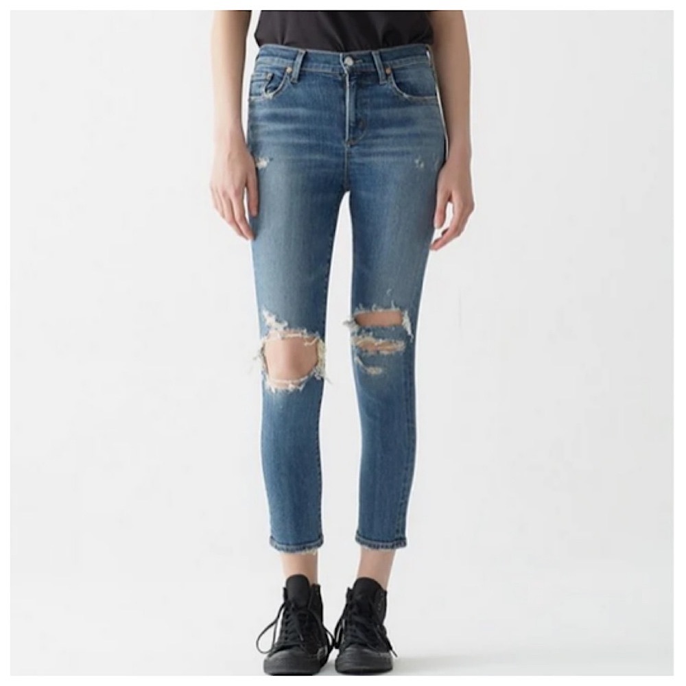 AGOLDE Sophie High Rise Skinny Crop 26 - Picture 3 of 15